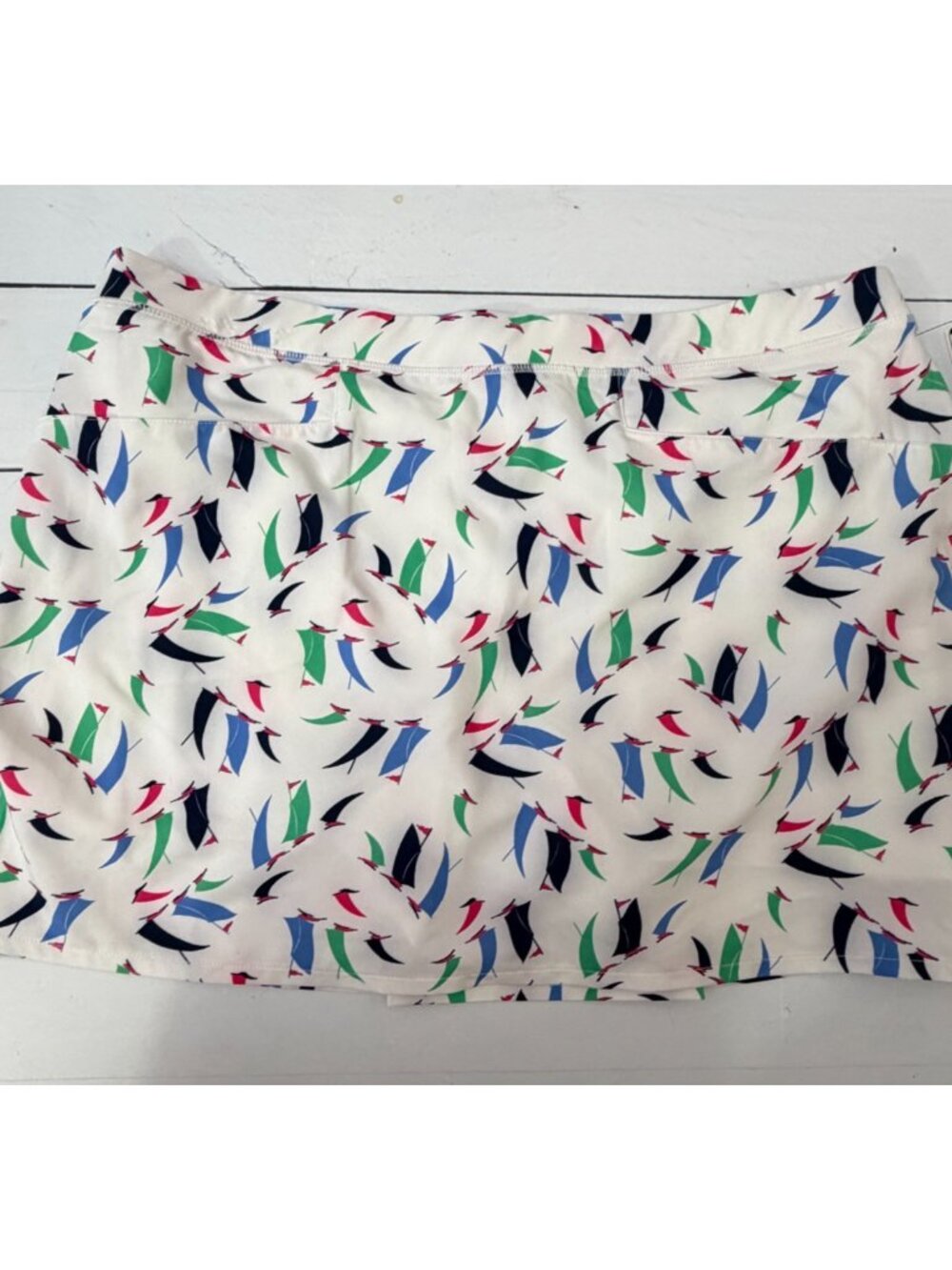 NWT RLX Ralph Lauren Sailboat Print Golf Skort Women XL Water Repellent - Picture 2 of 16